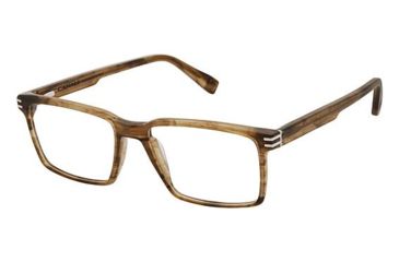Image of Canali 307 Progressive Prescription Eyeglasses - Frame Brown, Size 53/17mm CO30703
