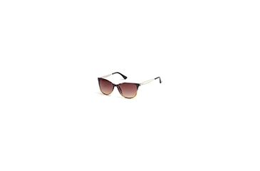 Image of Candies CA1011 Sunglasses - Black Frame Color, Gradient Brown Lens Color