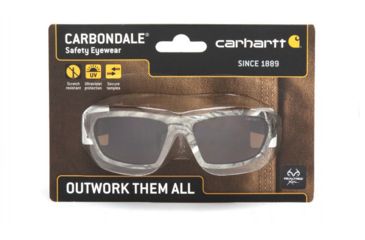 Image of Carhartt Carbondale Safety Glasses w/Bronze Lens, Realtree, CHRT218DCC
