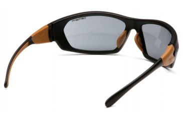 Image of Carhartt Carbondale Safety Glasses w/Gray Lens, Black/Tan, CHB220DCC