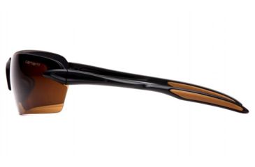 Image of Carhartt Spokane Safety Glasses w/Bronze Lenses, Black, CHB318DCC