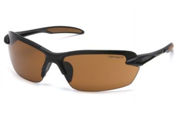 Image of Carhartt Spokane Safety Glasses w/Bronze Lenses, Black, CHB318DCC