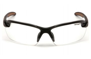 Image of Carhartt Spokane Safety Glasses w/Clear Lenses, Black, CHB310DCC