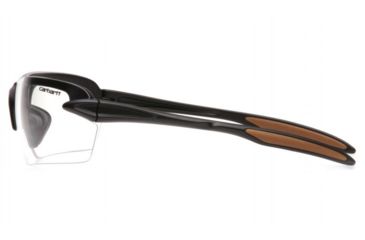 Image of Carhartt Spokane Safety Glasses w/Clear Lenses, Black, CHB310DCC
