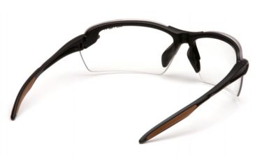 Image of Carhartt Spokane Safety Glasses w/Clear Lenses, Black, CHB310DCC