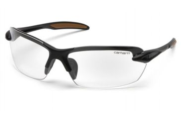 Image of Carhartt Spokane Safety Glasses w/Clear Lenses, Black, CHB310DCC