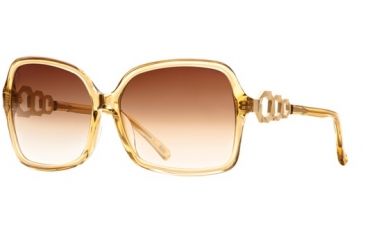 Image of Carmen Marc Valvo CM Valentina SECM VALE06 Single Vision Prescription Sunglasses SECM VALE066030 TN - Frame Color Honey, Lens Diameter 68 mm