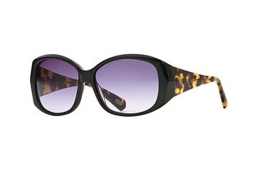 Image of Carmen Marc Valvo CM Blanca SECM BLAN06 Progressive Prescription Sunglasses SECM BLAN065520 BK - Frame Color: Black Tortuga, Lens Diameter: 55 mm