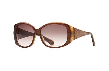 Image of Carmen Marc Valvo CM Blanca SECM BLAN06 Progressive Prescription Sunglasses SECM BLAN065520 BN - Lens Diameter: 55 mm, Frame Color: Cocoa Brulee