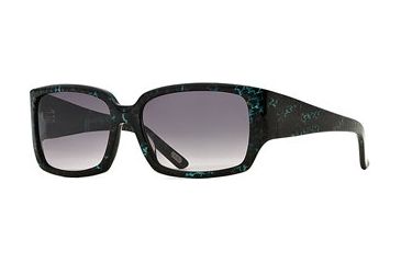 Image of Carmen Marc Valvo CM Danica SECM DANC06 Single Vision Prescription Sunglasses SECM DANC065830 BL - Frame Color: Aqua Taupe, Lens Diameter: 58 mm, Lens Diameter: 64 mm