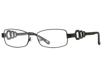 Image of Carmen Marc Valvo CM Fabiona SECM FABI00 Progressive Prescription Eyeglasses - Onyx SECM FABI005230 BK