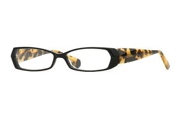 Image of Carmen Marc Valvo CM Grable SECM GRAB00 Eyeglass Frames - Black Tortuga SECM GRAB005440 BK
