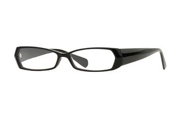 Image of Carmen Marc Valvo CM Grable SECM GRAB00 Eyeglass Frames - Onyx SECM GRAB005440 BKD