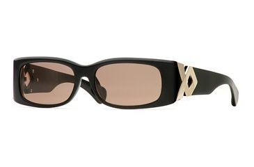 Image of Carmen Marc Valvo CM Hepburn SECM HEPB06 Sunglasses - Black SECM HEPB065525 BK