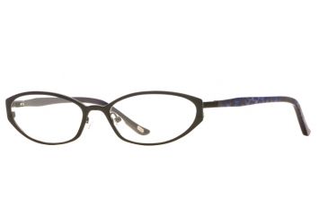 Image of Carmen Marc Valvo CM Karina SECM KARI00 Bifocal Prescription Eyeglasses - Black Azure SECM KARI005335 BK