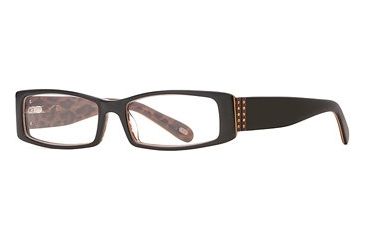 Image of Carmen Marc Valvo CM Keira SECM KEIR00 Progressive Prescripton Eyeglasses - Brown Leopard SECM KEIR005235 BN