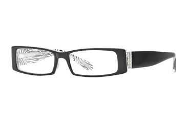 Image of Carmen Marc Valvo CM Keira SECM KEIR00 Progressive Prescripton Eyeglasses - Zebra SECM KEIR005235 BKD