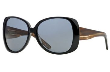Image of Carmen Marc Valvo CM Lucia SECM LUCI06 Progressive Prescription Sunglasses SECM LUCI065825 BK - Frame Color Black Oyster, Lens Diameter 65 mm