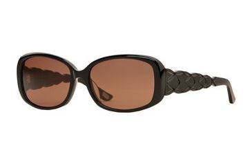 Image of Carmen Marc Valvo CM Maria SECM MARI06 Single Vision Prescription Sunglasses SECM MARI065530 BK - Frame Color: Black, Lens Diameter: 51 mm, Lens Diameter: 59 mm