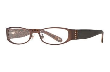 Image of Carmen Marc Valvo CM Paloma SECM PALO00 Single Vision Prescription Eyewear - Brown Leopard SECM PALO005335 BN