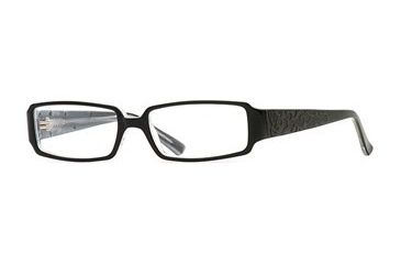 Image of Carmen Marc Valvo CM Portia SECM PORT00 Bifocal Prescription Eyeglasses - Black Pearl SECM PORT005235 BK