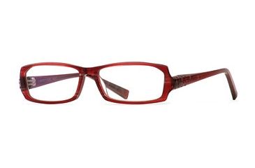 Image of Carmen Marc Valvo CM Savina SECM SAVI00 Progressive Prescripton Eyeglasses - Ruby SECM SAVI005530 RD
