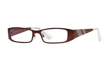 Image of Carmen Marc Valvo CM Tangier SECM TANG00 Single Vision Prescription Eyewear - Plum Oyster SECM TANG005240 PU