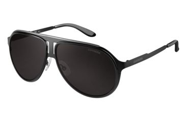 Image of Carrera 100/S Progressive Prescription Sunglasses CA100S-0HKQ-NR-5912 - Frame Color Black Ruthenium, Lens Diameter 59 mm