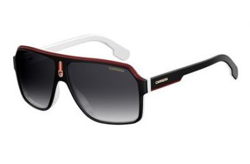 Image of Carrera 1001/S Bifocal Prescription Sunglasses CA1001S-080S-9O-6211 - Frame Color Black/White, Lens Diameter 62 mm