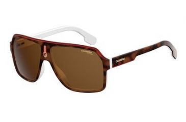 Image of Carrera 1001/S Bifocal Prescription Sunglasses CA1001S-0C9K-SP-6211 - Lens Diameter 62 mm, Frame Color Havana White