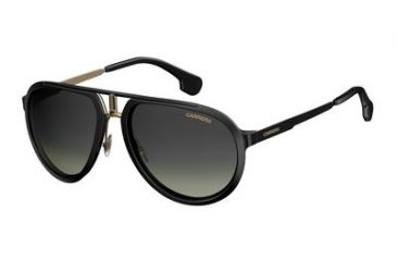 Image of Carrera 1003/S Sunglasses CA1003S-0807-PR-5818 - Black Frame, Gray/Brown Lenses, Lens Diameter 58mm, Distance Between Lenses 18mm