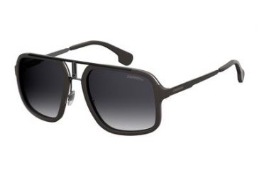 Image of Carrera 1004/S Single Vision Prescription Sunglasses CA1004S-0TI7-9O-5720 - Frame Color Matte Black Ruthenium, Lens Diameter 57 mm