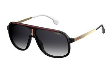 Image of Carrera 1007/S Bifocal Prescription Sunglasses CA1007S-0807-9O-6210 - Frame Color Black, Lens Diameter 62 mm