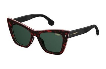 Image of Carrera 1009/S Sunglasses CA1009S-0086-HA-5218 - Dark Havana Frame, Brown Gradient Lenses, Lens Diameter 52mm, Distance Between Lenses 18mm