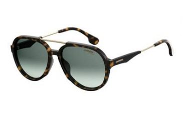 Image of Carrera 1012/S Bifocal Prescription Sunglasses CA1012S-0086-EZ-5616 - Frame Color Dark Havana, Lens Diameter 56 mm