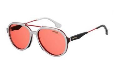 Image of Carrera 1012/S Bifocal Prescription Sunglasses CA1012S-07DM-W9-5616 - Lens Diameter 56 mm, Frame Color White/Red