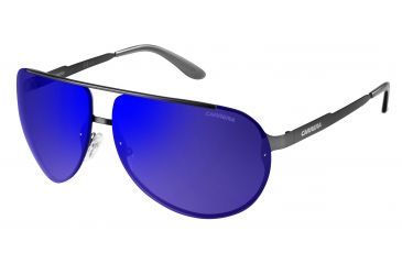 Image of Carrera 102/S Bifocal Prescription Sunglasses CA102S-0R80-XT-6511 - Frame Color Semi Matte Dark Ruthenium, Lens Diameter 65 mm