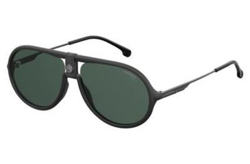 Image of Carrera 1020/S Prescription Sunglasses CA1020S-0003-UC-6015 - Frame Color Matte Black, Lens Diameter 60 mm