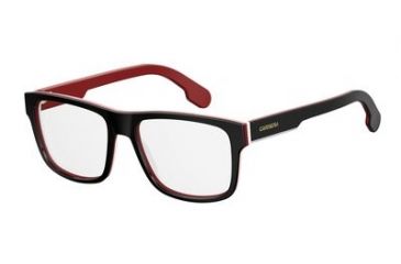 Image of Carrera 1101/V Single Vision Prescription Eyeglasses CA1101V-02OP-5517 - Striped Black White Frame, Lens Diameter 55mm, Distance Between Lenses 17mm