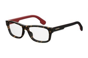 Image of Carrera 1102/V Eyeglass Frames CA1102V-0581-5416 - Havana Black Frame, Lens Diameter 54mm, Distance Between Lenses 16mm