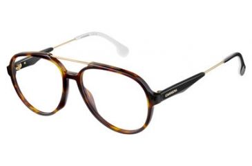 Image of Carrera 1103/V Eyeglass Frames CA1103V-02IK-5616 - Havana Gold Frame, Lens Diameter 56mm, Distance Between Lenses 16mm