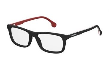 Image of Carrera 1106/V Single Vision Prescription Eyeglasses CA1106-0003-5317 - Matte Black Frame, Lens Diameter 53mm, Distance Between Lenses 17mm