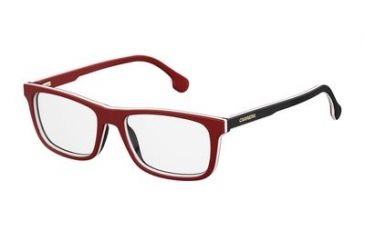 Image of Carrera 1106/V Single Vision Prescription Eyeglasses CA1106-0C9A-5317 - Red Frame, Lens Diameter 53mm, Distance Between Lenses 17mm