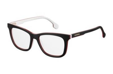 Image of Carrera 1107/V Single Vision Prescription Eyeglasses CA1107-0807-5017 - Black Frame, Lens Diameter 50mm, Distance Between Lenses 17mm
