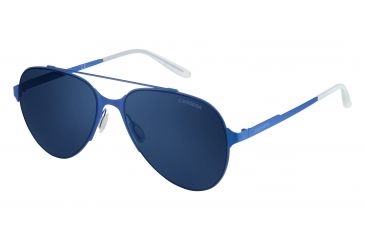 Image of Carrera 113/S Bifocal Prescription Sunglasses CA113S-0D6K-KU-5717 - Lens Diameter 57 mm, Frame Color Matte Blue