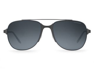 Image of Carrera 114/S Sunglasses CA114S-0003-HD-5518 - Matte Black Frame, Gray Gradient Lenses, Lens Diameter 55mm, Distance Between Lenses 18mm