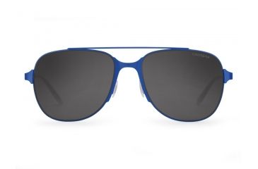 Image of Carrera 114/S Sunglasses CA114S-0D6K-P9-5518 - Matte Blue Frame, Gray Lenses, Lens Diameter 55mm, Distance Between Lenses 18mm