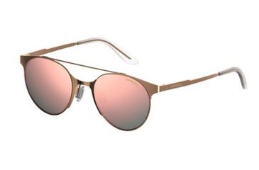 Image of Carrera 115/S Sunglasses CA115S-0DDB-0J-5021 - Gold Copper Frame, Gray Rose Gold Lenses, Lens Diameter 50mm, Distance Between Lenses 21mm