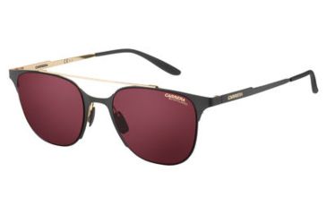 Image of Carrera 116/S Progressive Prescription Sunglasses CA116S-01PW-W6-5120 - Lens Diameter 51 mm, Frame Color Matte Black/Gold