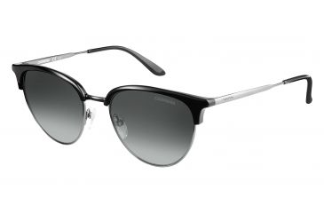 Image of Carrera 117/S Sunglasses CA117S-0CVL-7Z-5218 - Dark Rust Black Frame, Gray Gradient Lenses, Lens Diameter 52mm, Distance Between Lenses 18mm